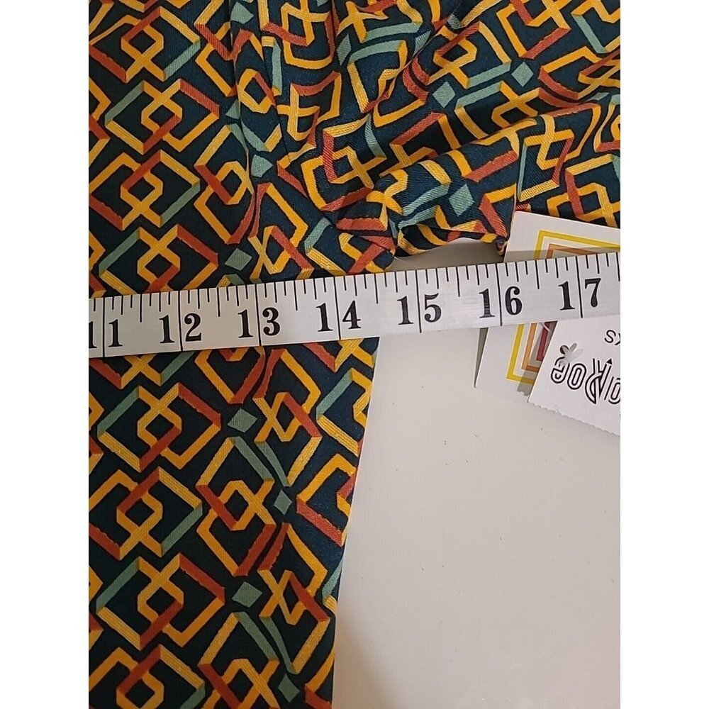 Lularoe XXS Julia Dress Multi-Color Geometric Knee length Lot Of 2 - Picture 14 of 16